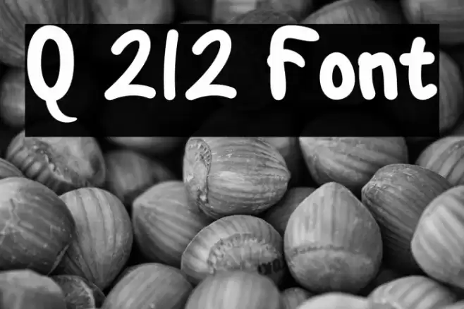 Q 212 Font examples