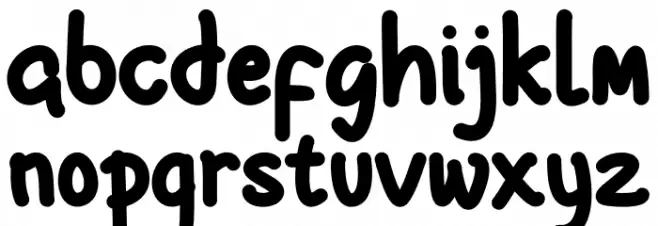 Q 212 फ़ॉन्ट लोअरकेस