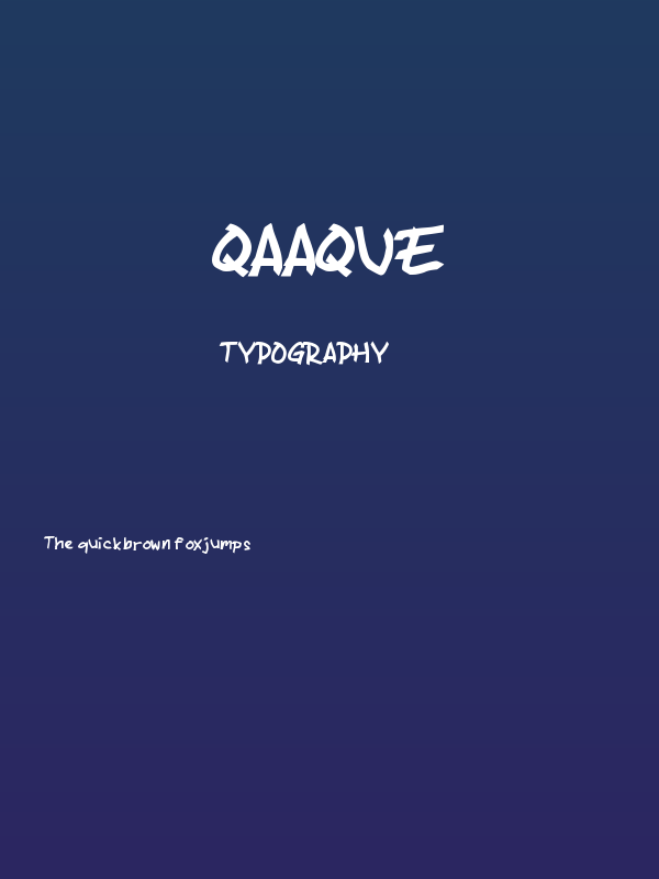 QAAQUE Poster