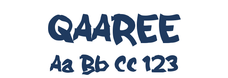 QAAREE Font Preview