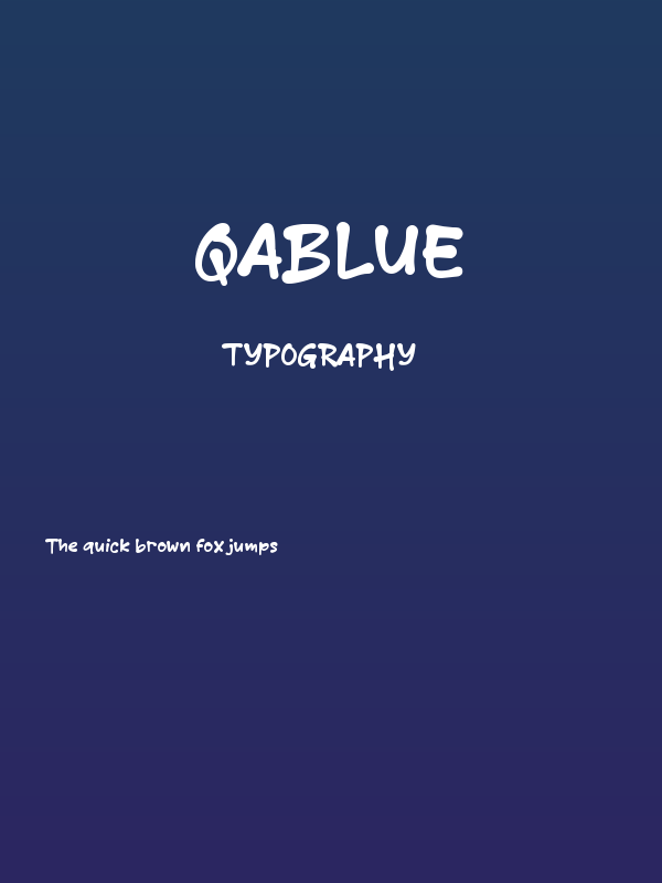 QABLUE Poster