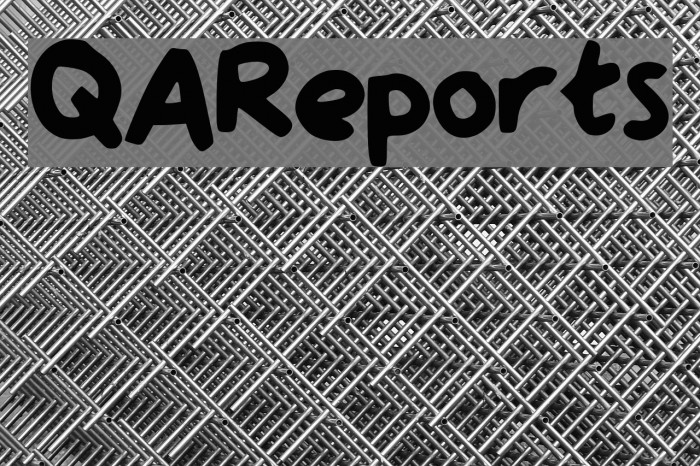 QAReports フォント examples