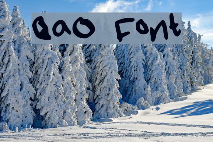 QaO Fonte examples