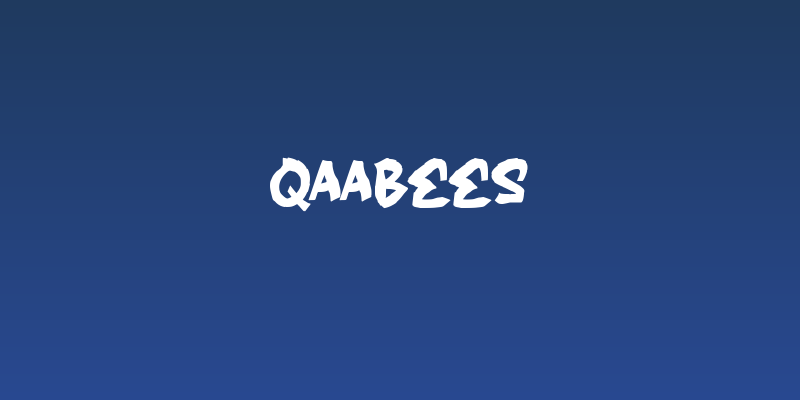 Qaabees Social Header