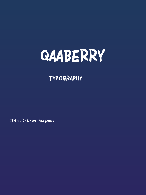 Qaaberry Poster