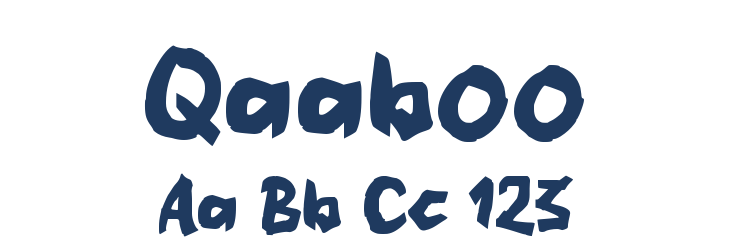 Qaaboo Font Preview
