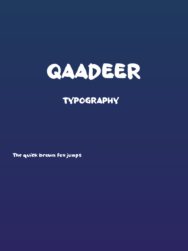 Qaadeer Poster