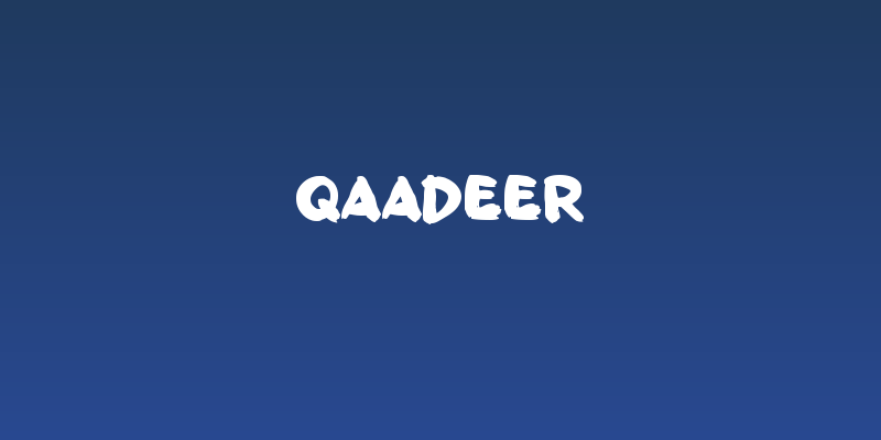 Qaadeer Social Header