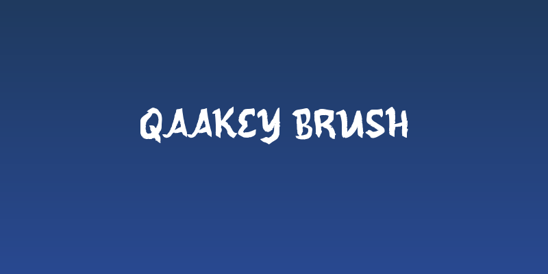 Qaakey Brush Social Header