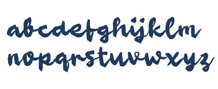 Qaakey Brush Lowercase