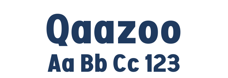 Qaazoo Font Preview