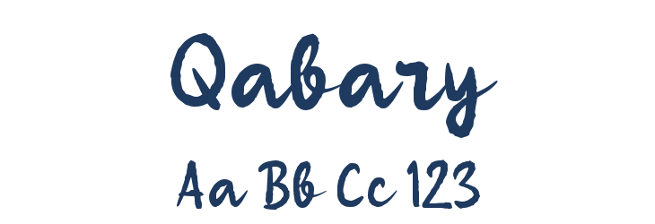Qabary Font Preview