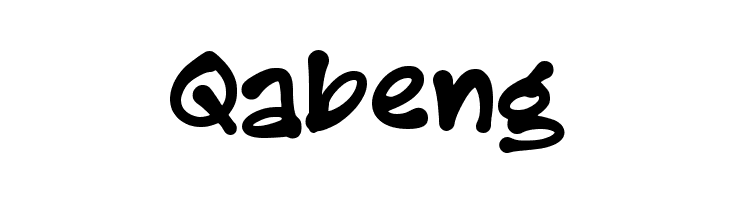 Qabeng  Free Fonts Download
