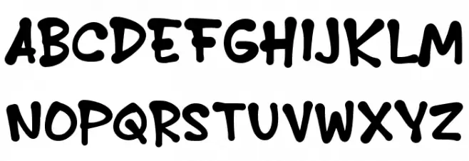 Qabeng Font UPPERCASE