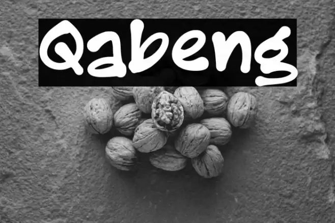 Qabeng Font examples