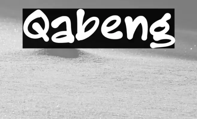 Qabeng Font examples