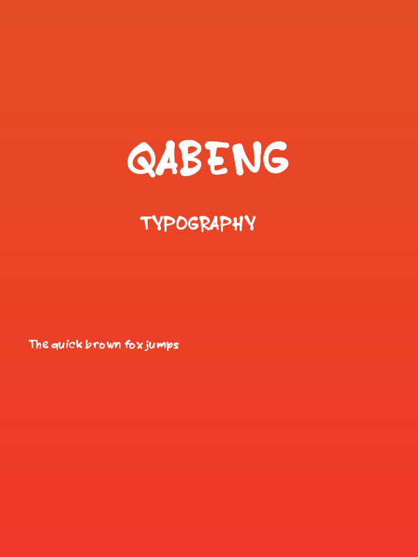 Qabeng Poster