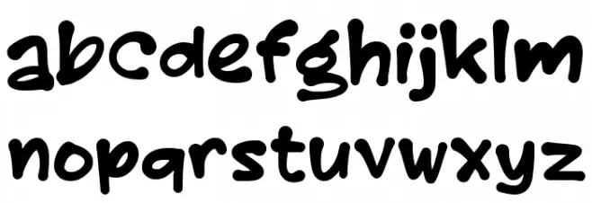 Qabeng Font LOWERCASE