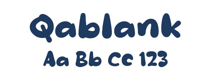 Qablank Font Preview
