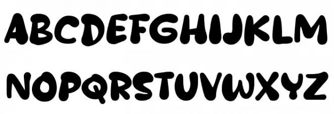 Qablank Caratteri MAIUSCOLE