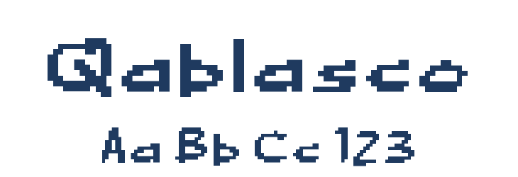 Qablasco Font Preview