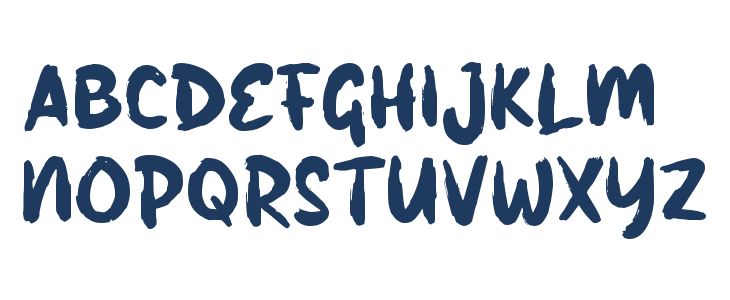 Qablowy Brush Uppercase