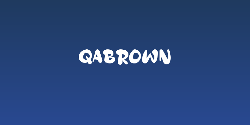 Qabrown Social Header