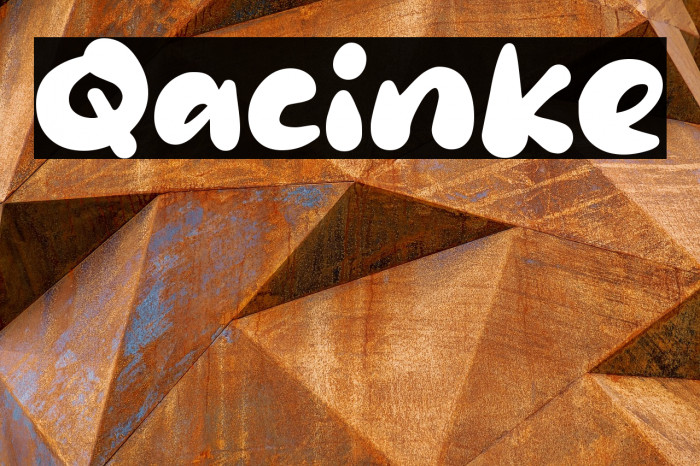 Qacinke Fonte examples