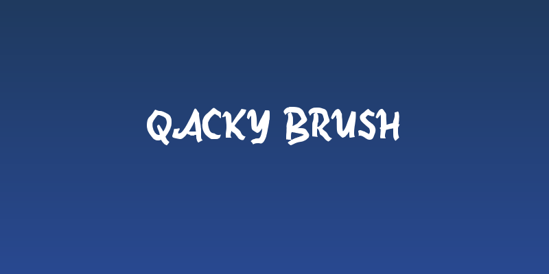 Qacky Brush Social Header