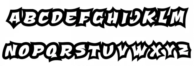 Qaddal Personal Use Regular Font LOWERCASE