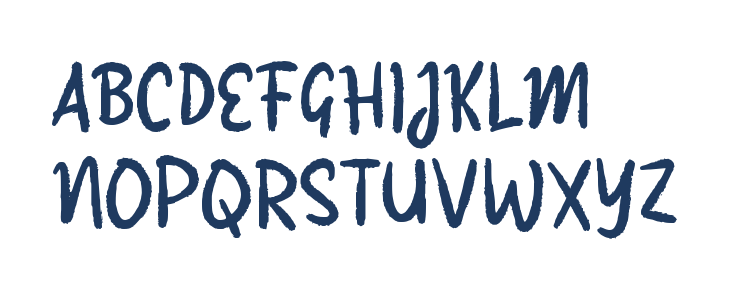 Qadell Script Uppercase