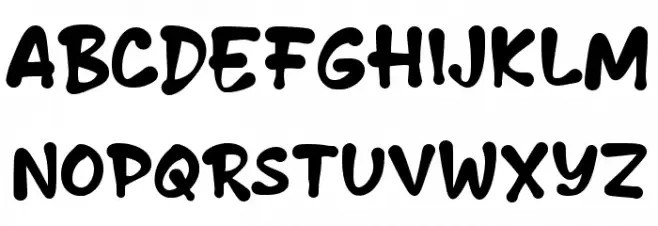 Qademo Font UPPERCASE