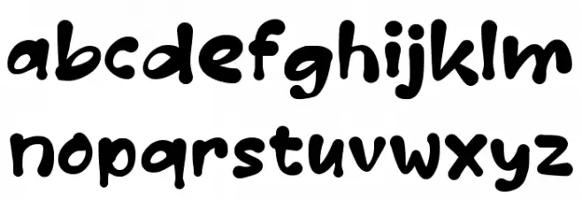 Qademo Font LOWERCASE