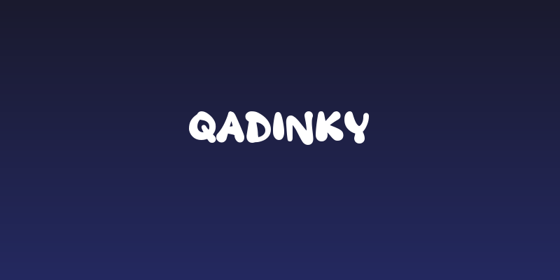 Qadinky Social Header