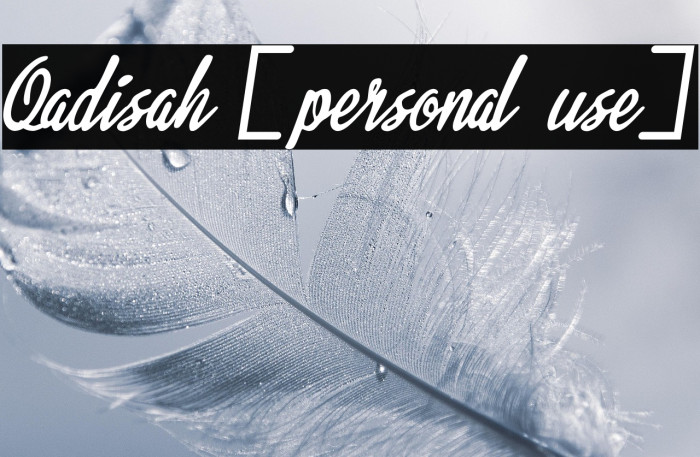 Qadisah [personal use] Example 3