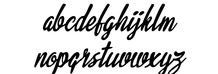 Qadisah [personal use] Font LOWERCASE