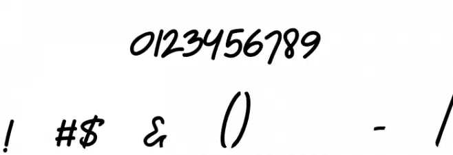 QadyaPersonalUse-Regular Schriftart Anderer Schreiben
