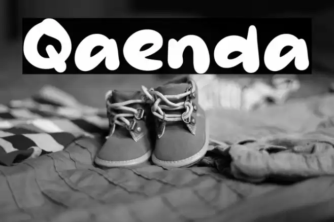 Qaenda Font examples