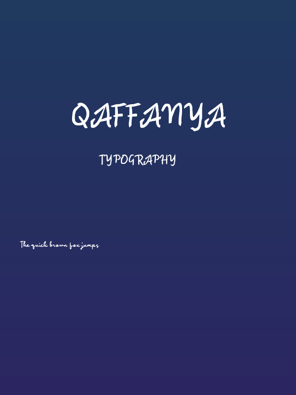 Qaffanya Poster