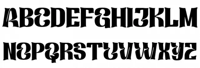Qafidut-Regular Schriftart Groß