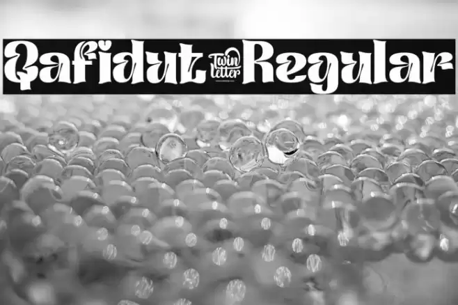 Qafidut-Regular Font examples