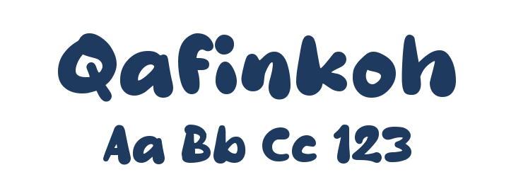 Qafinkoh Font Preview