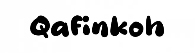 Qafinkoh 字体