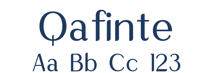 Qafinte Font Preview