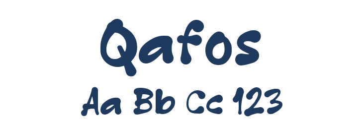 Qafos Font Preview