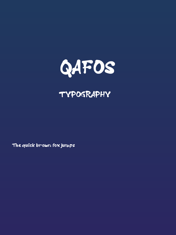 Qafos Poster