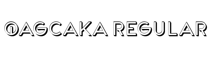 Qagcaka Regular  لخطوط تنزيل