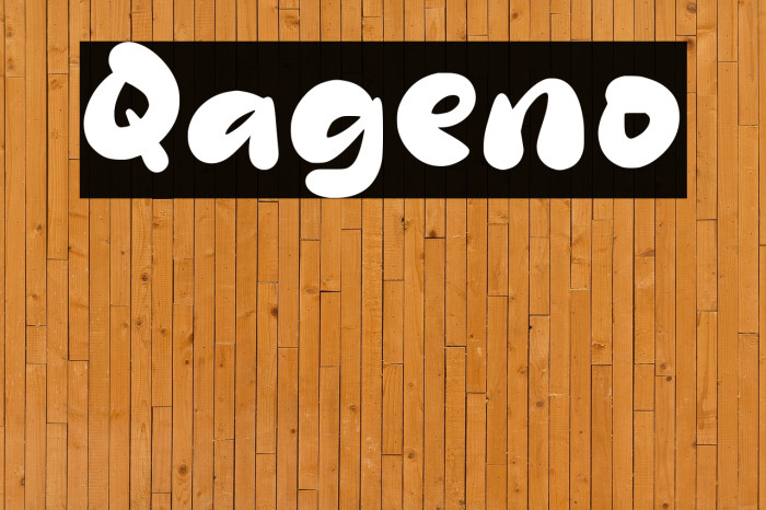 Qageno Fonte examples