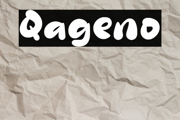 Qageno Fonte examples