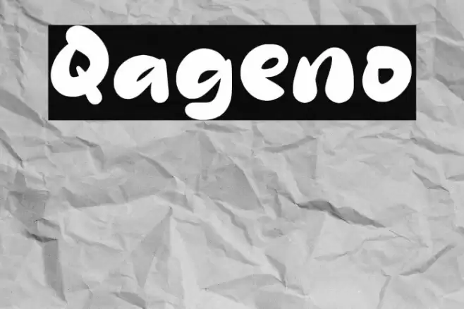 Qageno Caratteri examples